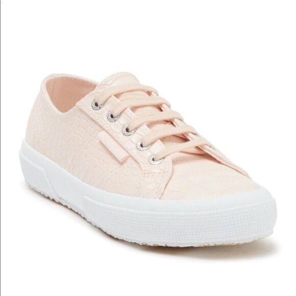 SUPERGA 2750 Synth Crocodile Embossed Sneakers 41 - Picture 1 of 11